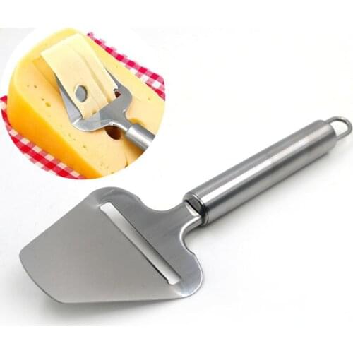 Silver Stainless Steel Cheese Peeler Cheese Slicer Cutter Butter Slice Cutting Knife Kitchen Cooking Cheese Tools Kitchen Gadget