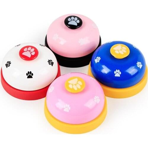Pet Dog Training Cat Dinner Bell Dog Toys Bell Call Training Accessories Puppy Feeding Ring Trolling Dog Treats Supplies for Pet