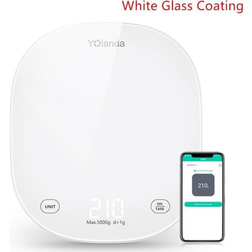 5kg Smart Kitchen Scale Bluetooth APP Weight Scales Food Balance Cuisine Weighing Measuring Tool Nutrition Analysis