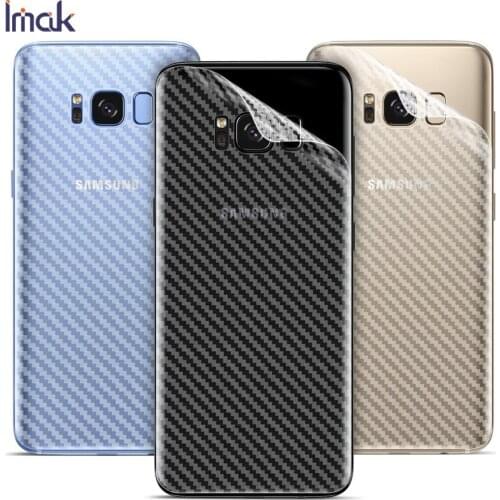 IMAK Carbon Fiber Pattern Back Film for Samsung Galaxy S8 S8 Plus A2 Core A7 2018 A8s A8 2018 A8+ 2018 A9 Star G8850 / A8 Star