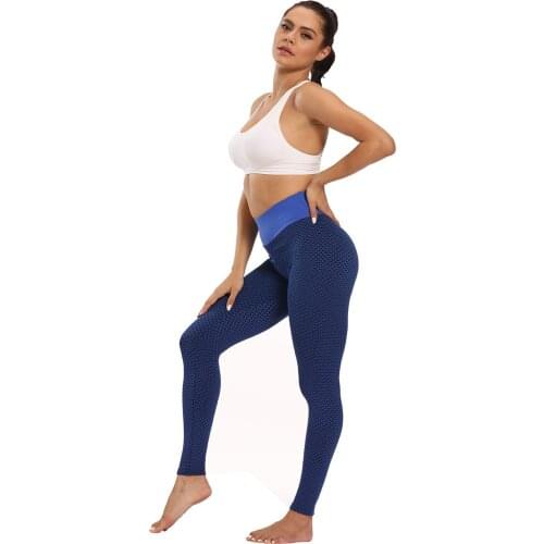 Women Close-fitting Yoga Pants Elastic High Waist Leggings Push Up Seamless Sport Women Fitness Running Trousers Gym Girl