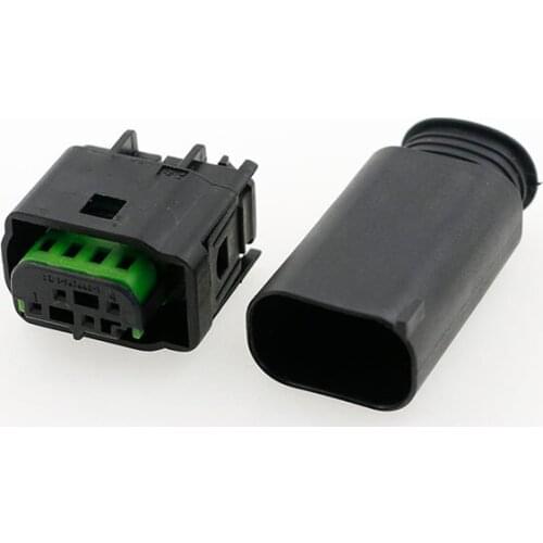 1 Set 4 Pin/Way Auto Super Sealed Waterproof Electrical Connectors Plug For Car