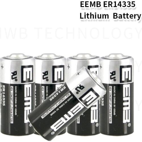 10pcs EEMB ER14335 2/3AA 3.6V 1650mAh Lithium Battery Brand New Free Shipping
