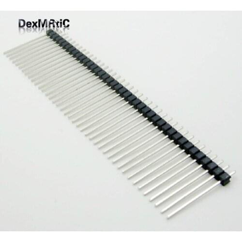 10pcs single row needle 1*40P 2.54mm pitch straight 25mm long pin NEW wholesale price