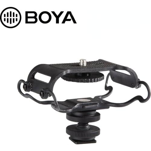 BOYA BY-C10 Shock Mount for Universal Microphone and Portable Recorder for Zoom H6 Sony PCM-M10 Olympus LS-12 Linear PCM ect