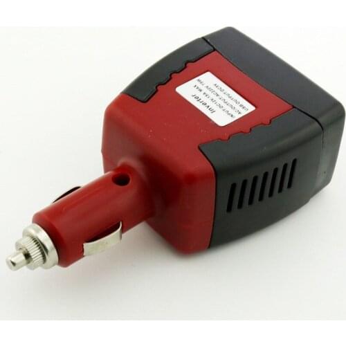 1pcs Car DC 12V to AC 110V/220V 75W Power Inverter Charger Adapter USB 5V New
