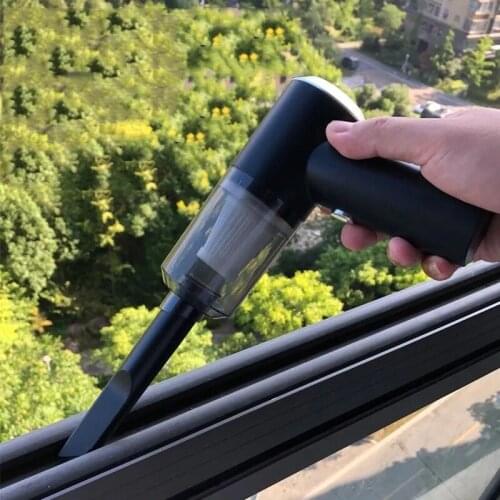 Car Vacuum Cleaner 6000Pa Super Suction Portable HEPA Filter Cleaning Machine 2000mAh Rechargeable Battery Vacuum Dust Sucker