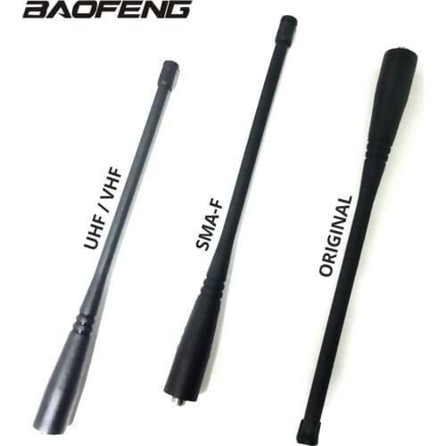 Baofeng UV 5R Original Antenna SMA-F UHF VHF for Walkie Talkie Portable Ham Radio UV-5R BF-888S UV-5RE UV-82 UV-3R Gain Antenna