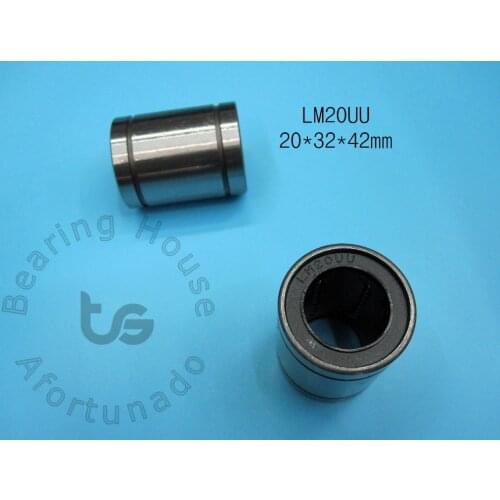 LM20UU 20*32*42mm bearing LM20UU 20mm Linear Ball Bearing Bush Bushing