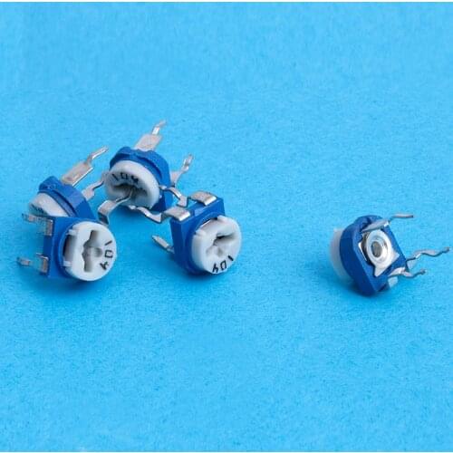 65pcs 13 Values Potentiometer Trimpot Variable Resistor Assortment Box Kit