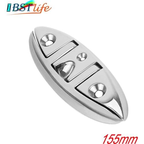 Stainless Steel 316 marine grade Boat Flip Up Folding Pull Up Cleat Dock Deck marine hardware Line Rope mooring Cleat accessorie