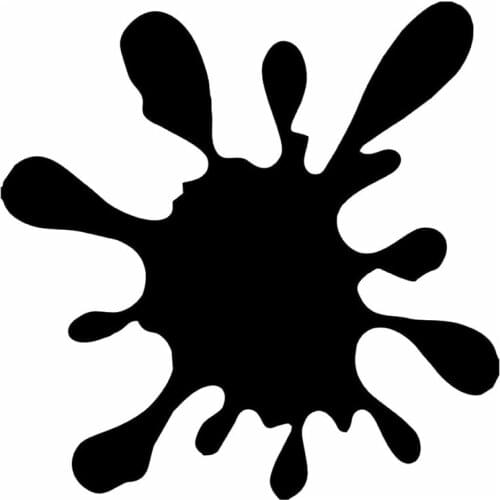 Lifelike Car Stickers Paint Stains Funny Scratches Bite PVC Decals Car Bumper Stickers Anti-UV Waterproof Sunscreen Black/white