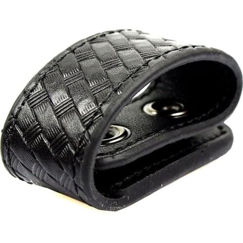 ROCOTACTICAL Basketweave Police Duty Belt Keepers, Hidden Snap Duty Belt Keepers (4-Pack)