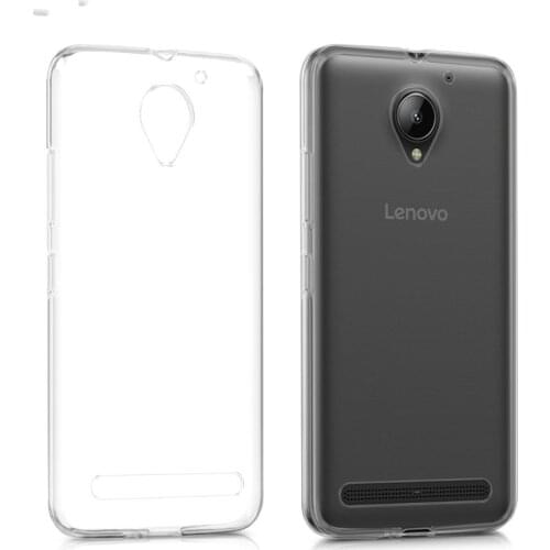 For Lenovo C2 k10a40 / C2 Power Crystal Case Cover made of TPU Silicone transparent clear Protection Back Cover Case for Vibe C2
