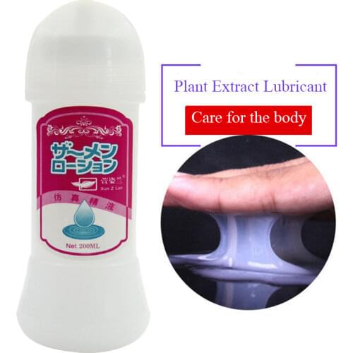 Simulate Semen 200ML Japan Lube Products lubricant for sex Water Base Personal Sex Oil Vagina Anal Sex Gel For Gay Lubricants