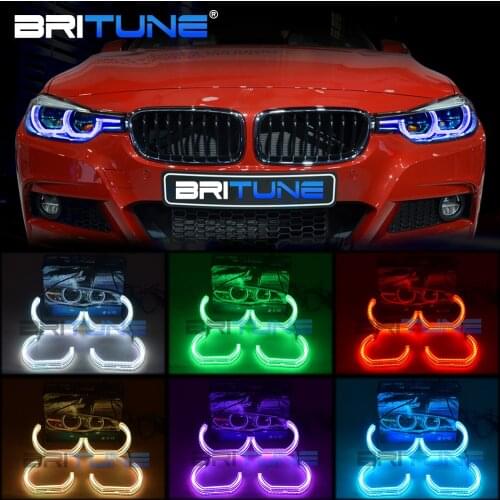 Angel Eyes RGB For BMW F10 E90 E87 E93 E60 E91 F30 E92 E82 Tuning Accessories LED Lights Kit DTM Style Mulit-Color Halo Ring DIY
