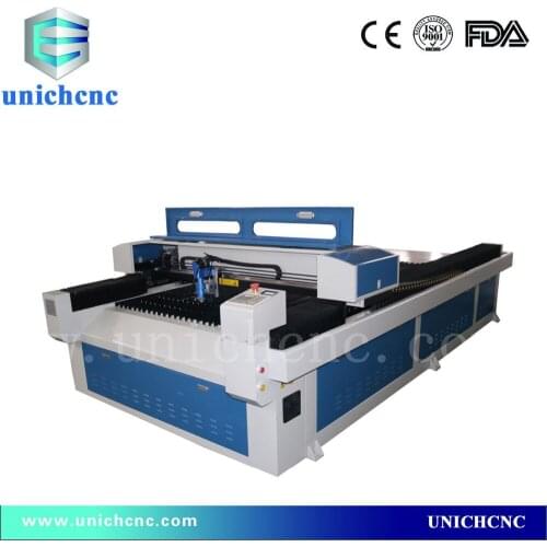 UNICHCNC 150 180 260 300 watts stainless steel metal MDF co2 laser cutter laser wood engraving machine price
