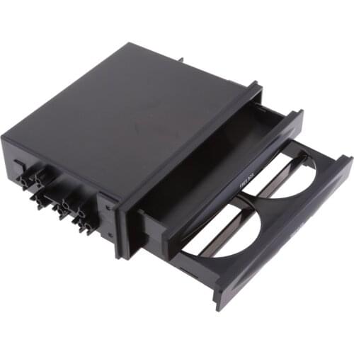 Universal Car Vehicle Dual Din Radio Pocket Drink Cup Holder Storage Box