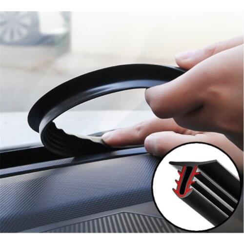 1.6m Sealing Strip Noise Soundproof Anti-dust Seal For Car Windshield Dashboard Auto Seals