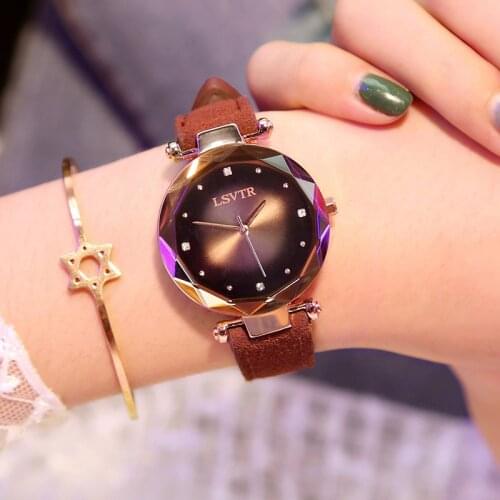 Women Quartz Watches Rose Black Ladies Top Brand Crystal Luxury Female Wrist Watch
