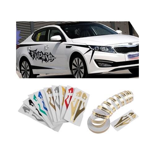 12mm Striping Pin Stripe Steamline DOUBLE LINE Tape Car Body Vinyl Sticker Decal car accessories car stickers and decals