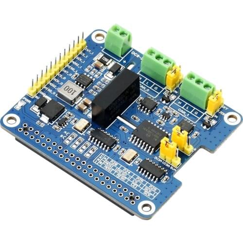 Waveshare 2-Channel Isolated CAN FD Expansion HAT For Raspberry Pi, CAN FD Support, Multi Onboard Protection Circuits