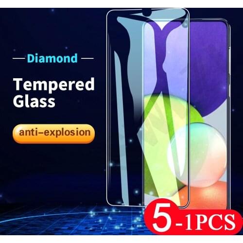 5-1Pcs 9D protective film for Samsung Galaxy A21 A21S A31 A41 A51 A71 A71S A91 Tempered Glass Phone Screen Protector smartphone