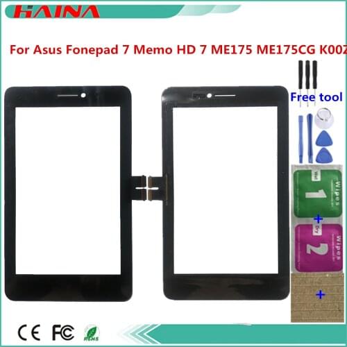 7'' inch For Asus Fonepad 7 Memo HD 7 ME175 ME175CG K00Z Touch Screen Panel Digitizer Sensor Glass Repair Replacement Parts tool