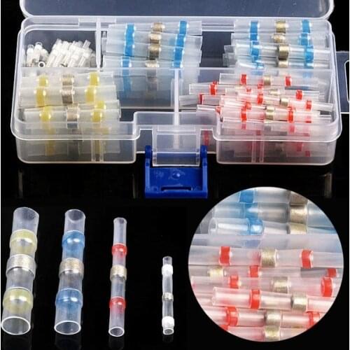 AMPCOM Practical Electrical Waterproof Seal Heat Shrink Butt Terminals Solder Soldering Sleeve Wire Connectors