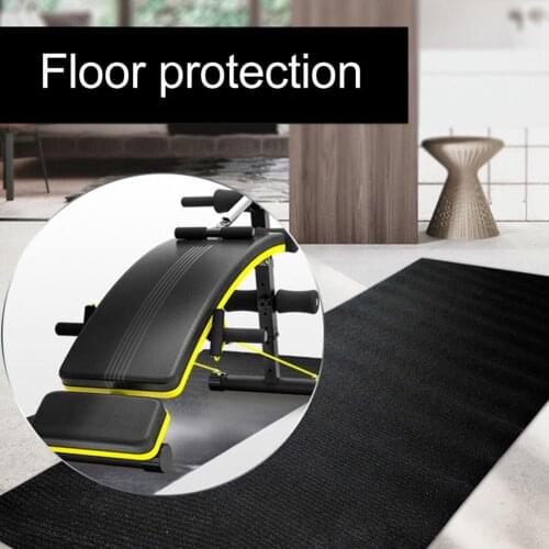 Treadmill Mat For Indoor Bicycles Multifunctional Wear-resistant Compressive Anti-slip Shock Pad Heavy Equipment Pad For Stepper