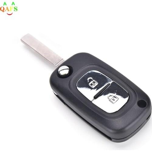 Key Shell Flip Remote Refit for RENAULT Clio Megane Kangoo Modus 2 BTN Fob Case