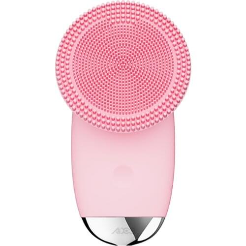 Electric Facial Cleansing Brush Vibration Silicone Face Cleaner Deep Cleaning Pores Blackhead Skin Massager Brush waterproof
