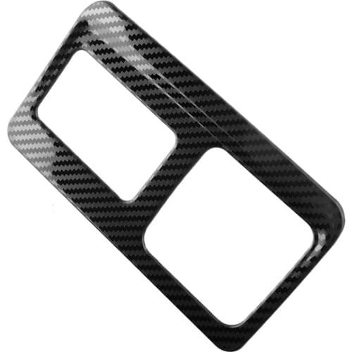 Carbon Steel Car Rear USB Port Charging Socket Power Adapter Outlet Cover Trim Fit For Chevrolet Blazer 2019 2020