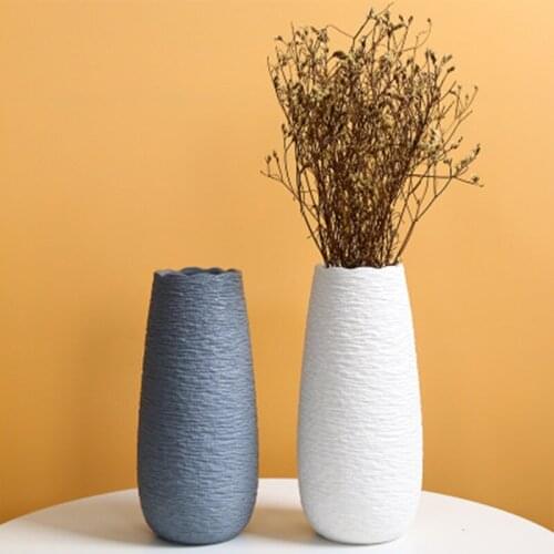 Greative Rose Flower Vase Decoration Home Floral Vase Ceramic Dried Flower Pot Flower Basket Nordic Decoration Vases For Flowers