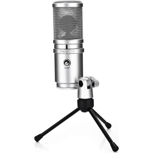 Quality Superlux E205U USB studio microphone condenser microphone professional for broadcasting and recording with table stand