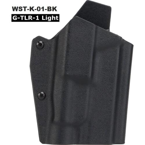IWB KYDEX Holster Glock 17/19/19x/45 Gun Holster Right Hand Inside Waistband Concealed Carry TLR-1 Light Pitol Holster Case