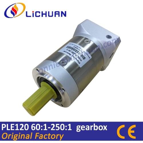 Lichuan PLE120 gearbox 60:1 64:1 75:1 80:1 100:1 125:1 140:1 175:1 200:1 250:1 planetary reduder arcmin
