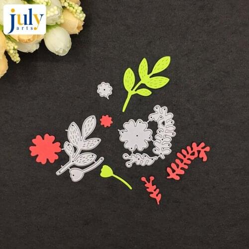 Julyarts Creative Cutting Cutter Flowers For DIY Scrapbooking Silver Paper Gift Cutting Dies Metal Embossing Craft Dies New 2018