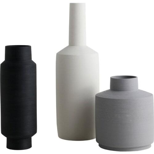 Nordic Creative Geometric Irregular Morandi Vase Art Flower Home TV Cabinet Model Decoration Gift