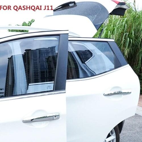 The New For Nissan Qashqai J11 2014 2015 2016 2017 With/Without Smart Keyhole Door Handles Bowl Cover Exterior Trim Protection