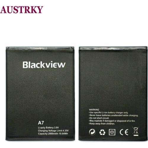 New Blackview A7 Battery 2800mAh Back Up Battery Replacement For Blackview A7 Dual Smart Phone