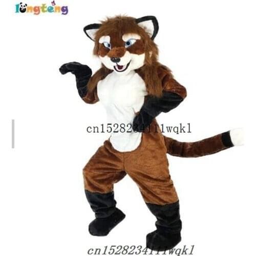 Sexy Fox Dog Plush Dog Mascot Costumes Halloween Cartoon Animal Fancy Dress Christmas Characteristi Clothing
