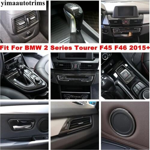 Gear Shift Head Knob / Air AC Outlet Vent / Reading Lights Cover Trim For BMW 2 Series Tourer F45 F46 2015 - 2020 218i 220i 228i