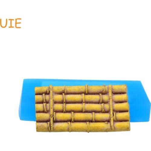 FYL364U 46.1mm Big Bamboo Fence Silicone Push Mold - Oven Safe Mould Fondant, Cake Decorating Tools, Chocolate, Resin Clay Mold