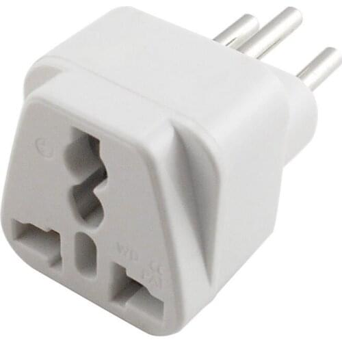 C1FB Universal UK/US/EU to Switzerland Swiss AC Power Plug Travel Adapter Converter