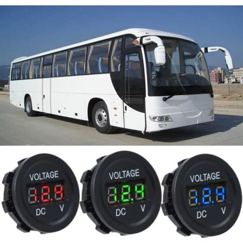 6-30V LED Digital Display Voltmeter Mini DC Voltage Gauge Meter Car Motorcycle LED Panel Digital Volt Voltage Display