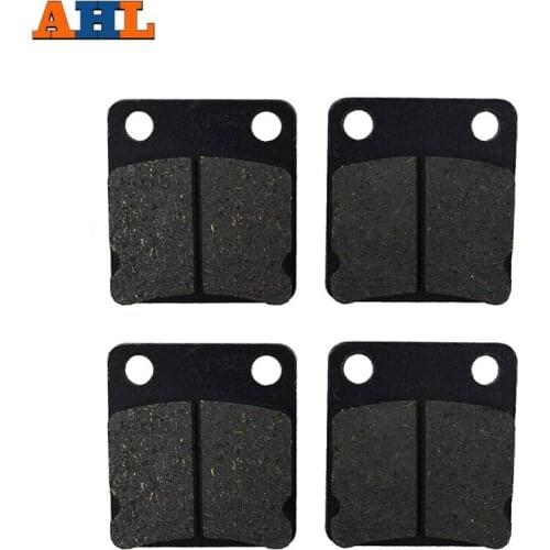 AHL 2 Pairs Motorcycle Brake Pads For YAMAHA ATV Bruin Wolverine YFM350 Auto Kodiak Grizzley YFM400 YFM450 YFM125RA YFM250