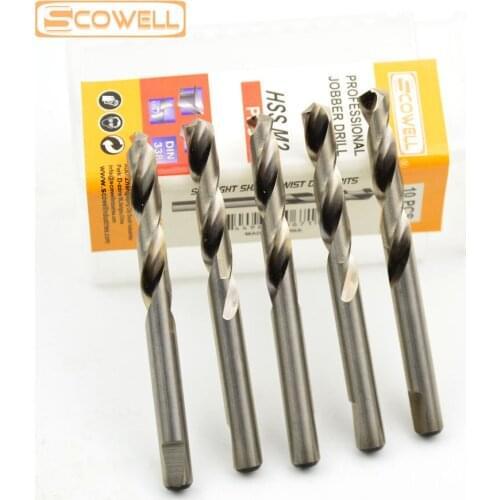 Free Shipping:40%OFF 6.35*74mm Professional 10PACK HSS 4341 Milled Shank Center Drill Bits, Arbor Pilot Drill Bits for Hole Saw