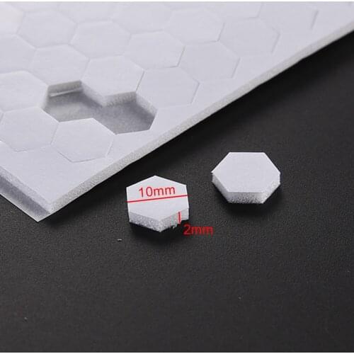 Double-Sided Adhesive Foam Dots 10mm/6.4mm Width To Craft Projects Hexagon for Diy Scrapbooking Card Making On Cardstock