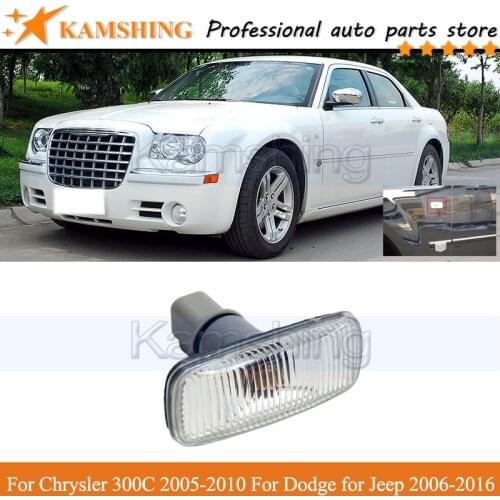 Kamshing Fender lights lamp For Chrysler 300C 2005-2010 For Dodge for Jeep 2006-2016 Side turnlamp side marker turn signal width